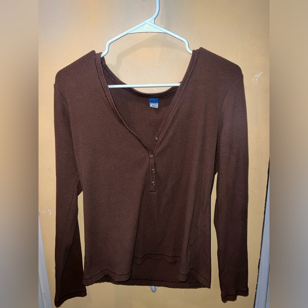 Old navy brown long sleeve
